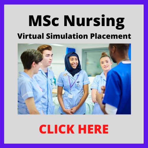 Blended Nursing (MSc) VSP1 -May 21 start-